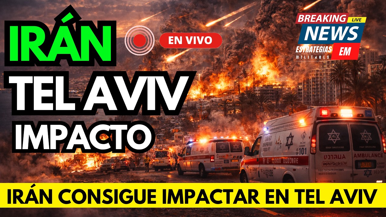 🚨 NOTICIAS IRÁN ATACA TEL AVIV CONSIGUE IMPACTAR CONTRA LA CIUDAD URGENTE