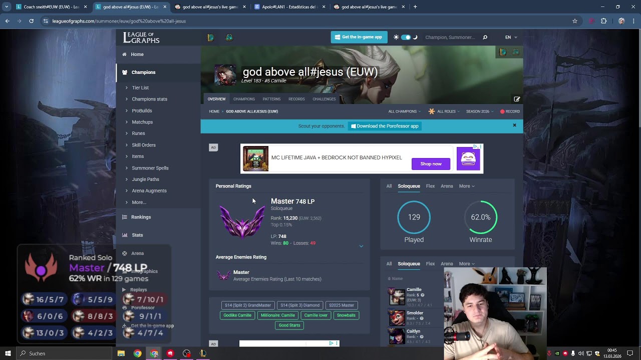 EL LATINO CON MÁS LP EN EUW SISISI ⚠solo gameplay didáctico !opgg !coaching