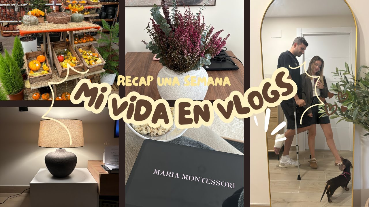 Pisito cada día más acogedor, nueva lámpara, muchas plantas y un marido lesionado 😅 VLOG 20| #vlogs