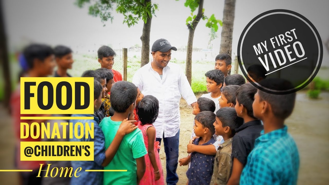My First video | Food Donation | At Children's Home | Mani | Mr treat | #1