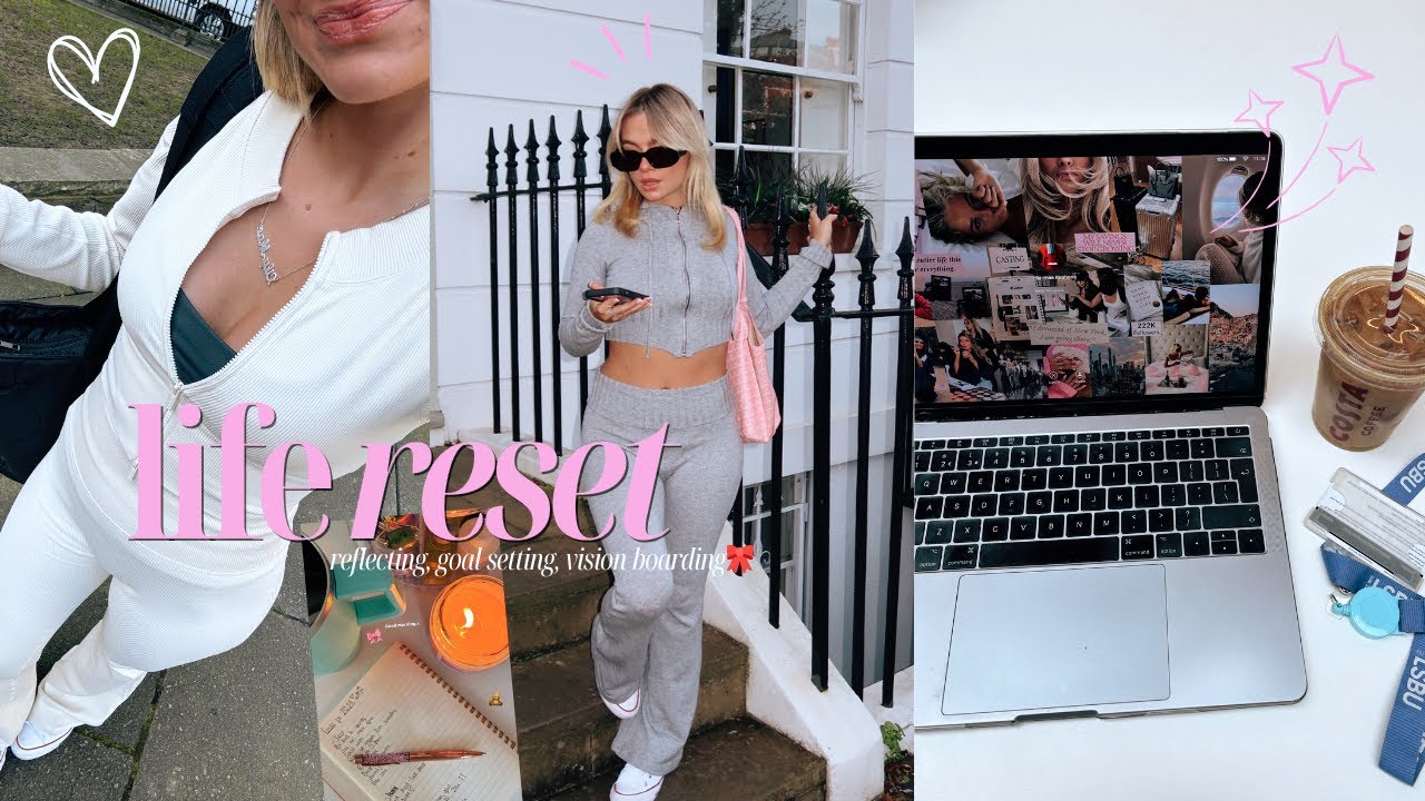LIFE RESET🎀 Setting goals, vision boarding & creating new habits✨