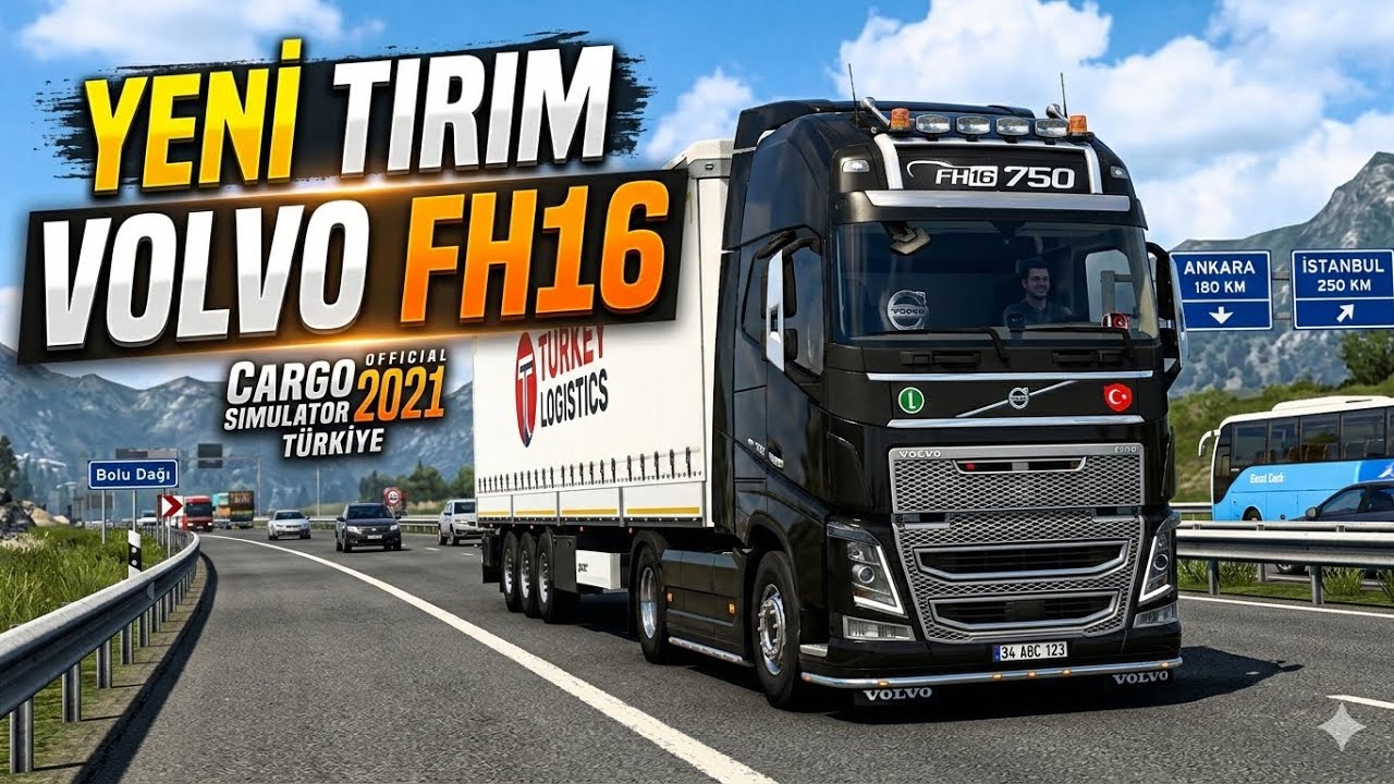Yeni tırım Volvo FH16 #automobile #games #keşfet #viral #viralvideo #car #gaming  #cargosimulator 