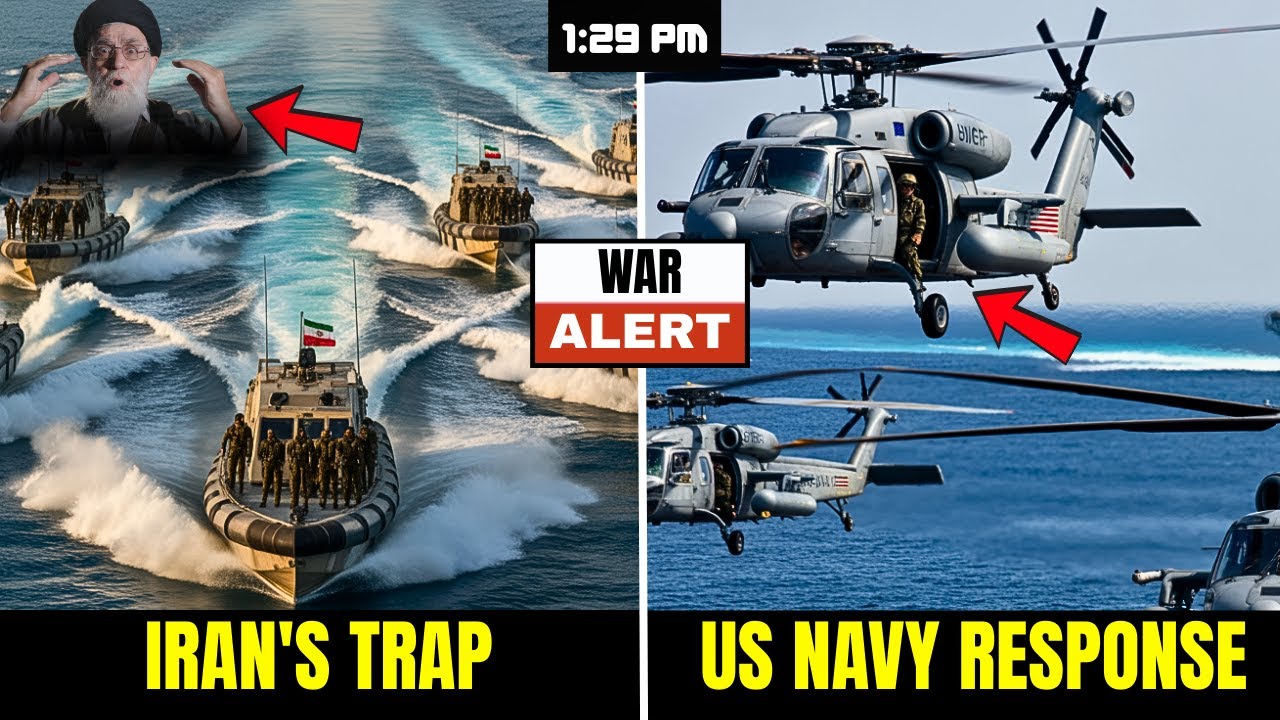 1:29 PM - 6 Iranian Boats Surrounded American Tanker - Navy SEALs Response Shocked Tehran