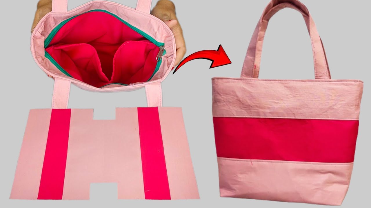 DIY Handbag Tutorial – No Pattern Needed | Simple & Chic!
