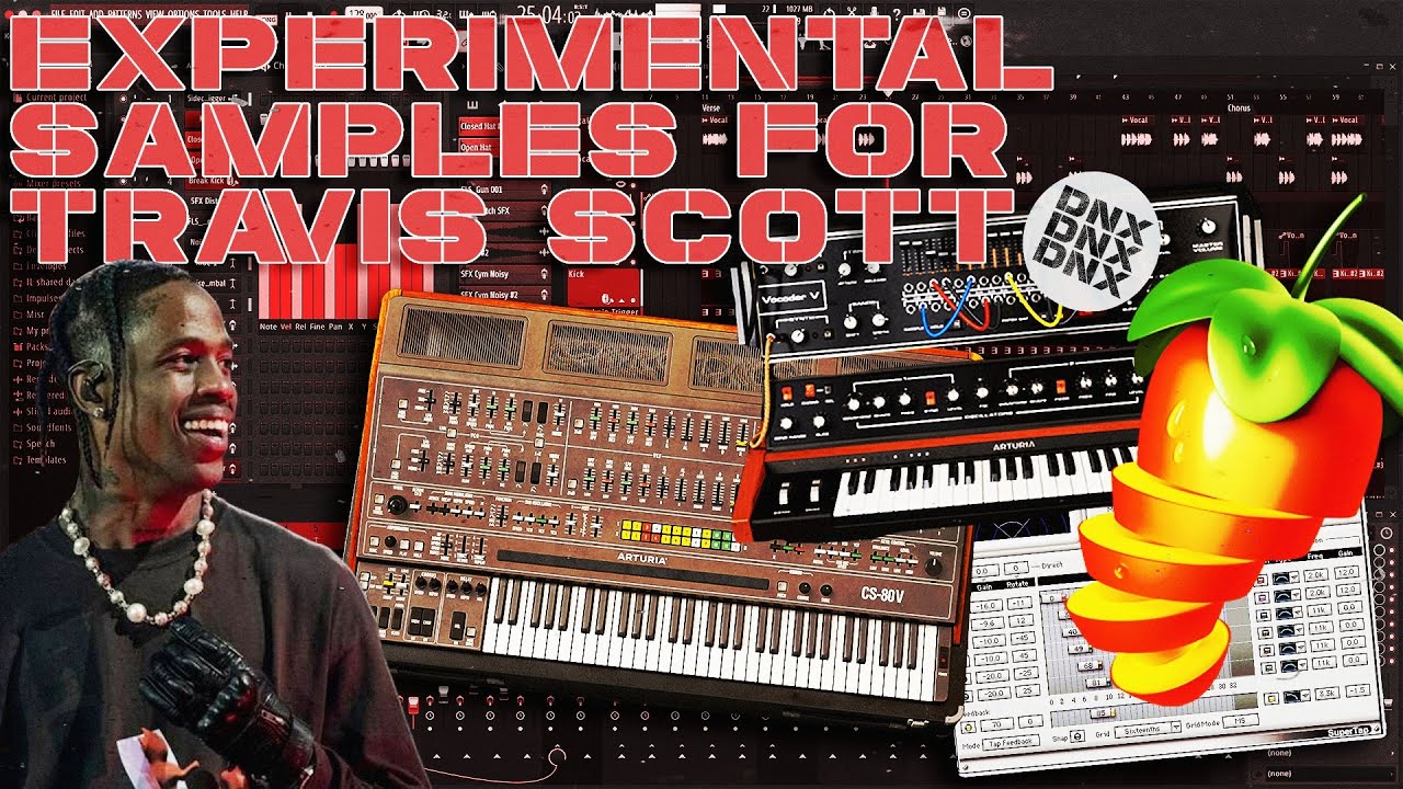 How To Make EXPERIMENTAL Samples For Travis Scott | FL Studio Tutorial