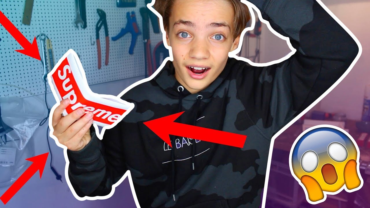 🔥HVAD KAN MAN BRUGE SINE SUPREME POSER TIL?!🔥  DIY SUPREME WALLET FOR FREE IN 2017! 😱