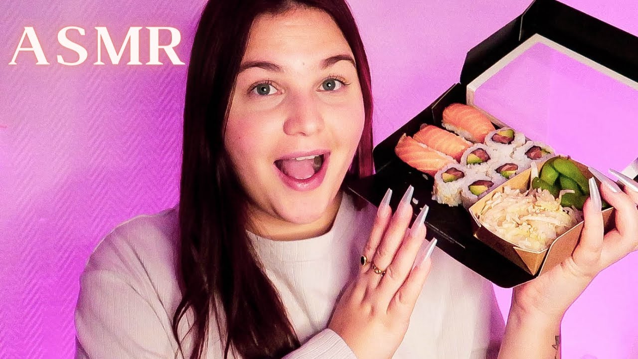 ASMR⎪Degustation SUSHIS, SALADE D'ALGUES & YAKITORI (Eating sounds, eating show)