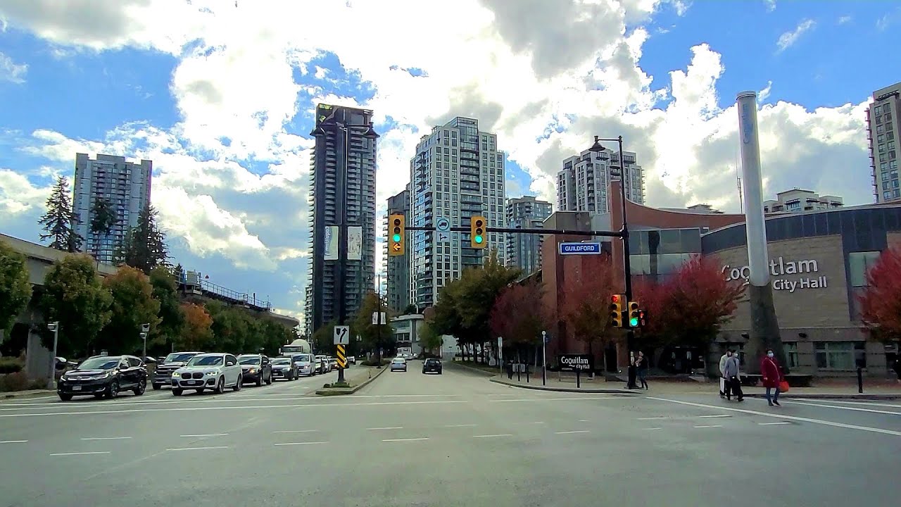Vancouver Driving Tour | COQUITLAM British Columbia Canada | Scenic Drive in October 2021