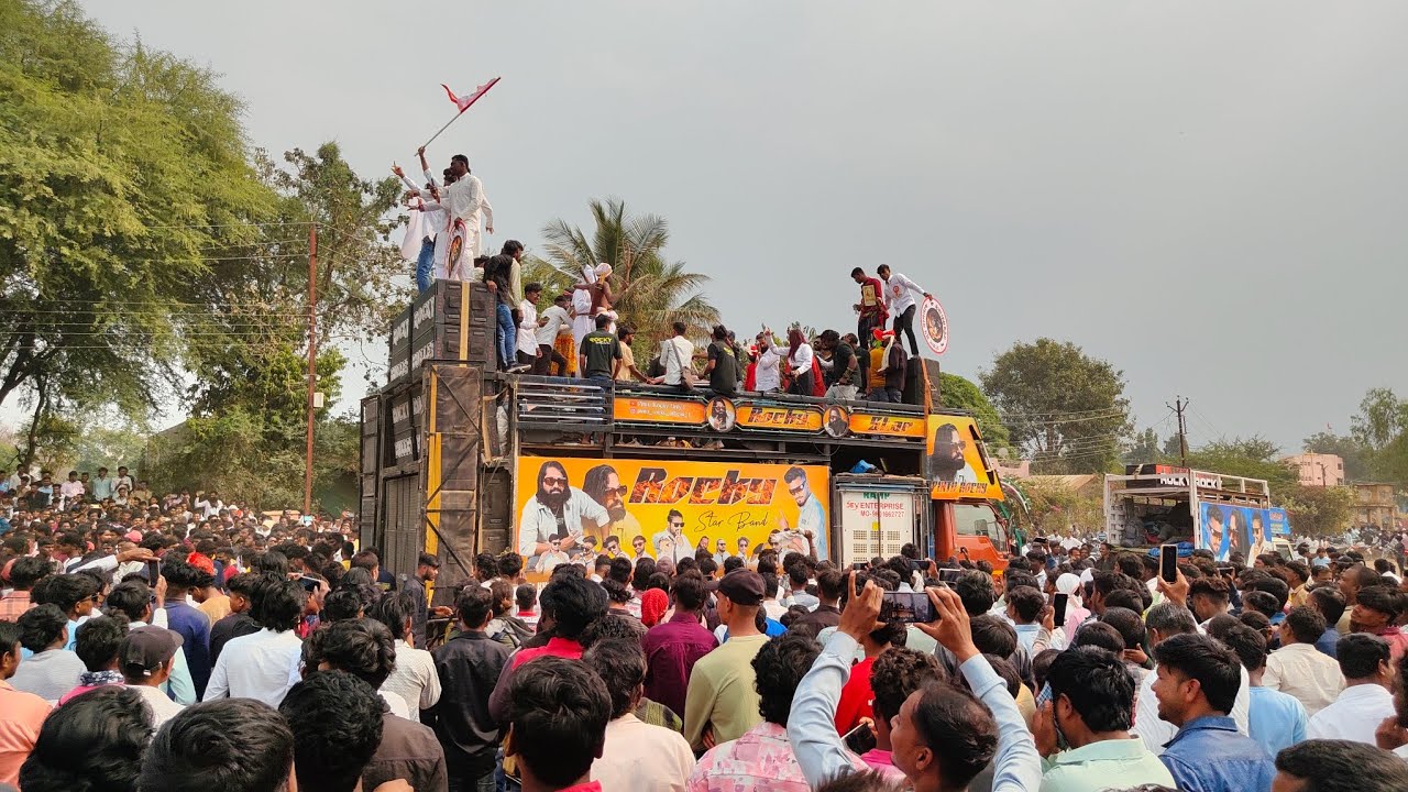 टंट्या मामा जयंती सटाणा 🇮🇩🌾 Rocky bullet 🥁✌️#youtubeshorts #aadivasi #rockystarbandnewtimlisong 