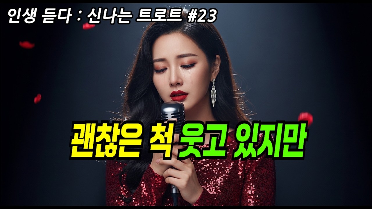 괜찮은 척 웃고 있지만｜인생 듣다 신나는 트로트 VOL-23 #신나는트로트 #트로트추천 #K트로트 #트로트