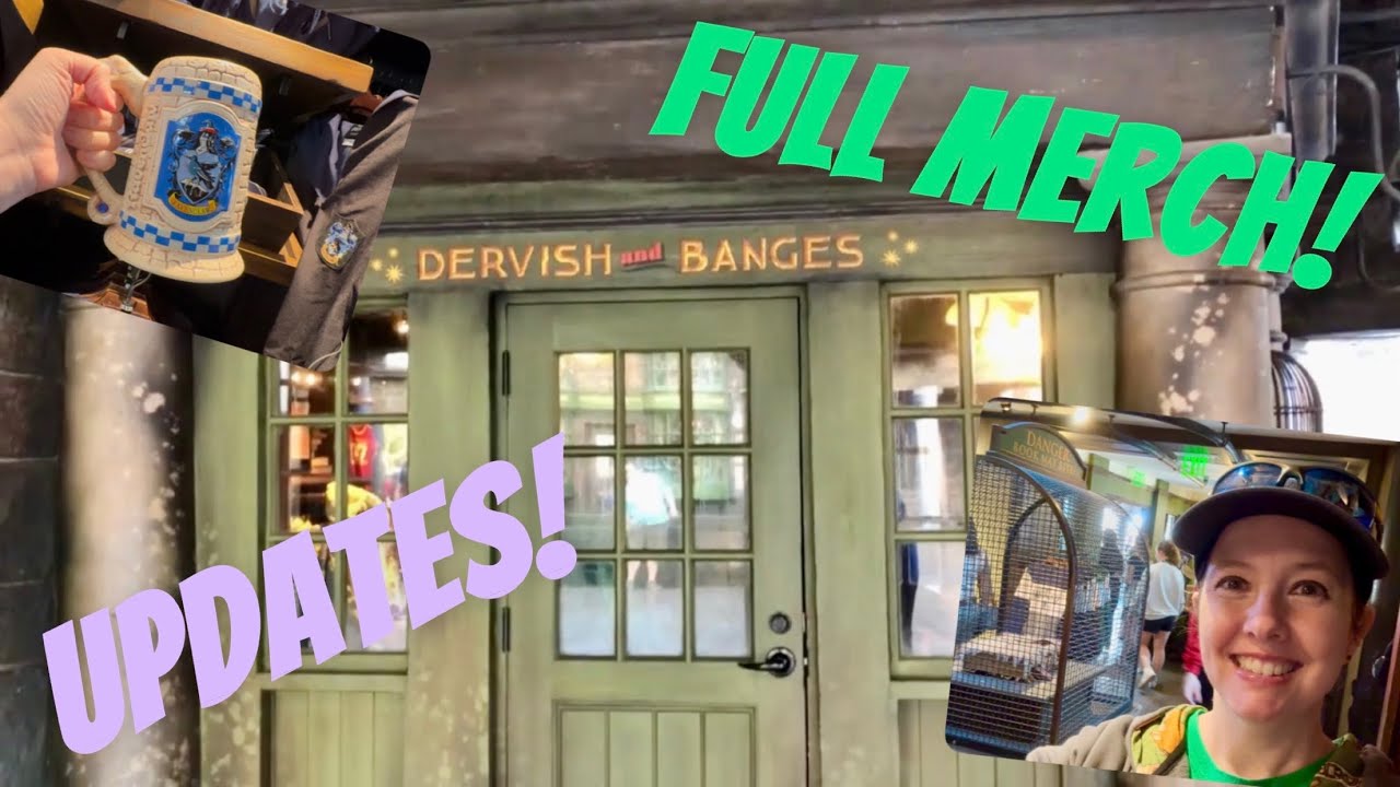 DERVISH & BANGES FULL MERCH || WIZARDING WORLD OF HARRY POTTER || UNIVERSAL STUDIOS ORLANDO