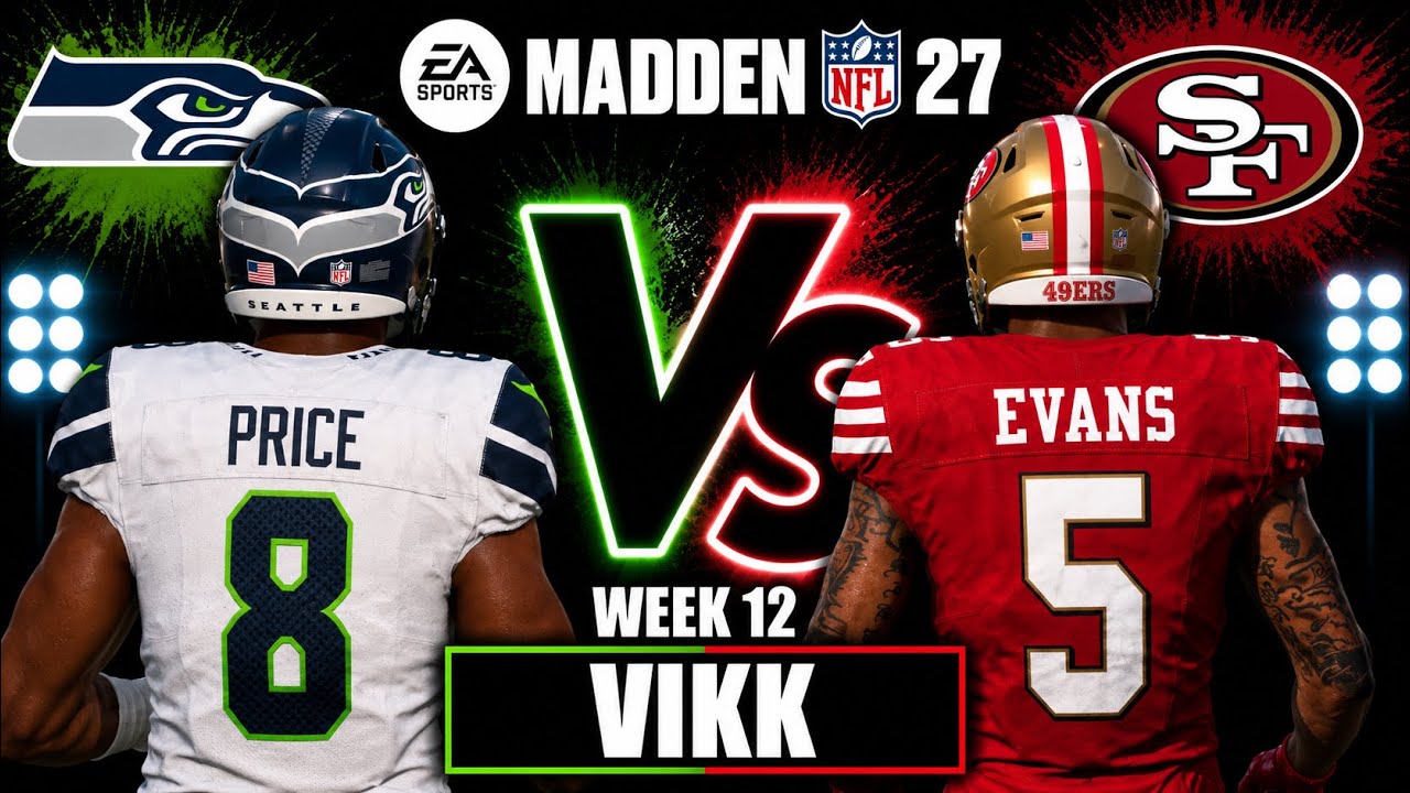 Seahawks против 49ers: симуляция 12-й недели | Madden 27 с составами драфта