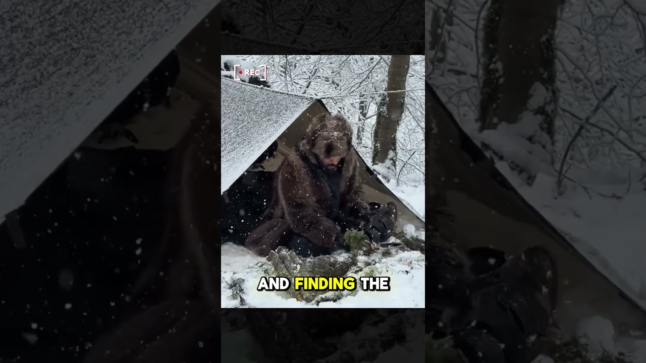 Touching the Limits of Survival   Alone in a  21&deg;C Blizzard | By @wildcampp