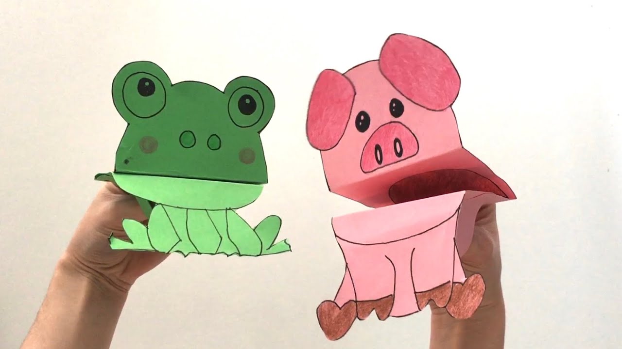 MARIONETAS de PAPEL || Manualidades infantiles || Kids crafts