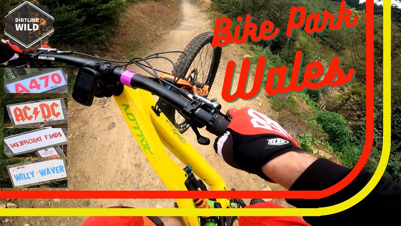 First rides down bike park wales