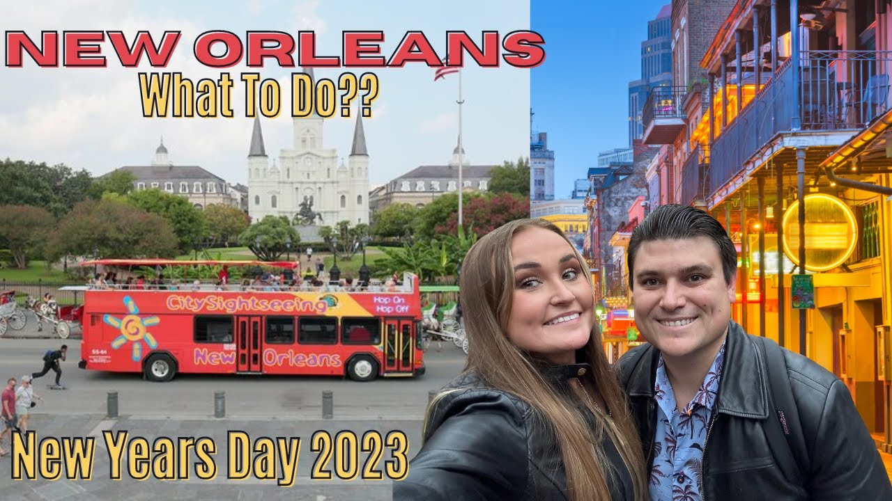 New Years Day 2023 in NEW ORLEANS | Secret BRUNCH Spot | Hop on Hop off BUS TOUR | What To Do?!