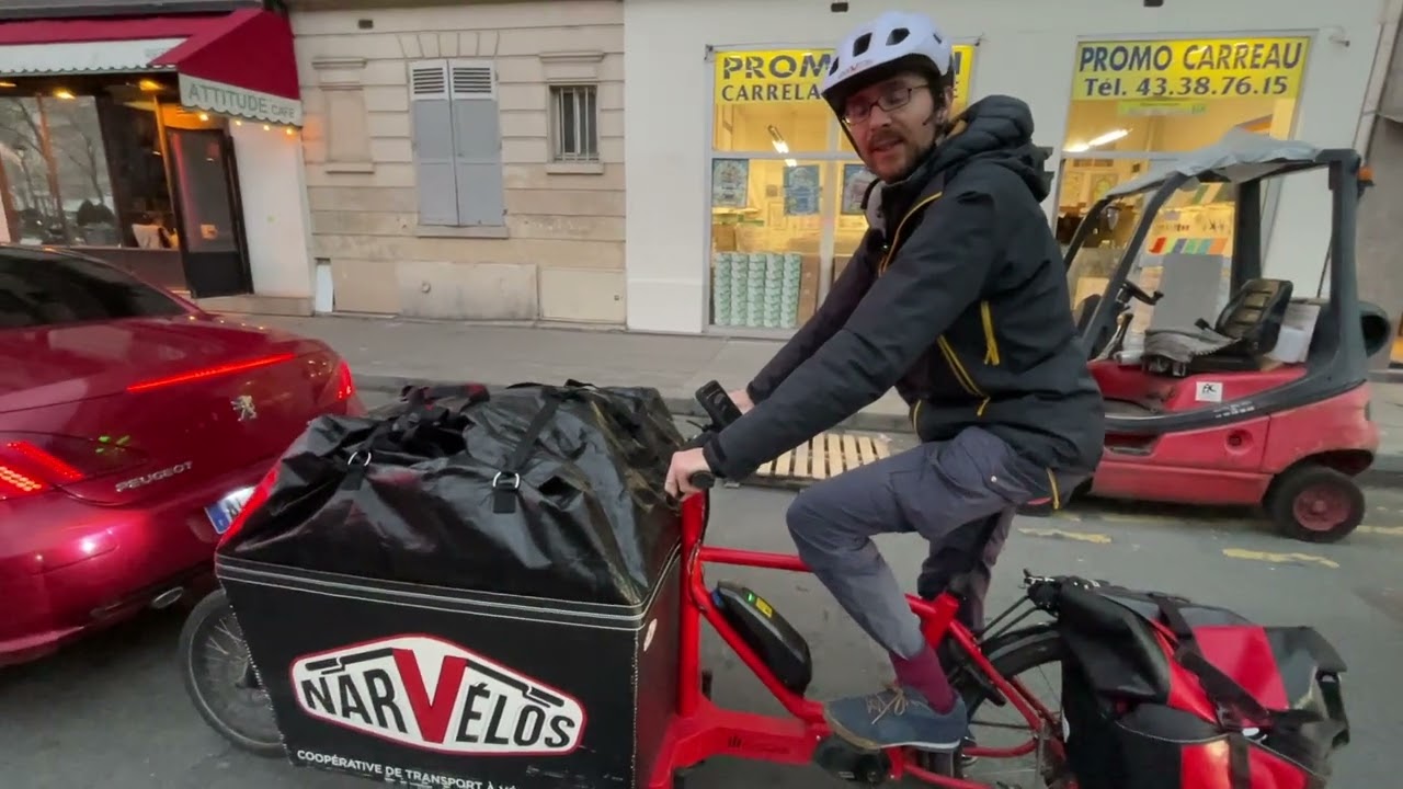 Alexandre - Cofondateur de la coopérative de cyclologistique Narvélos à Montreuil