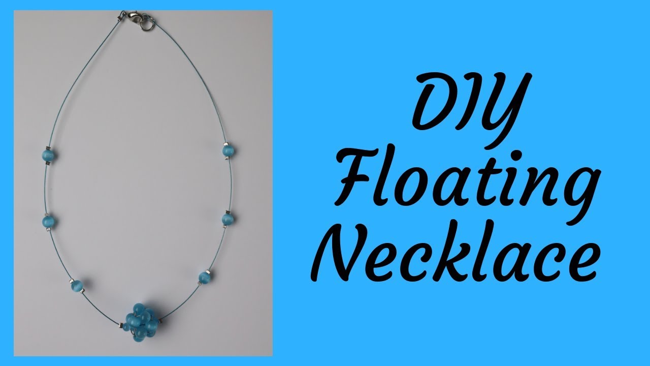 DIY Floating Necklace Tutorial