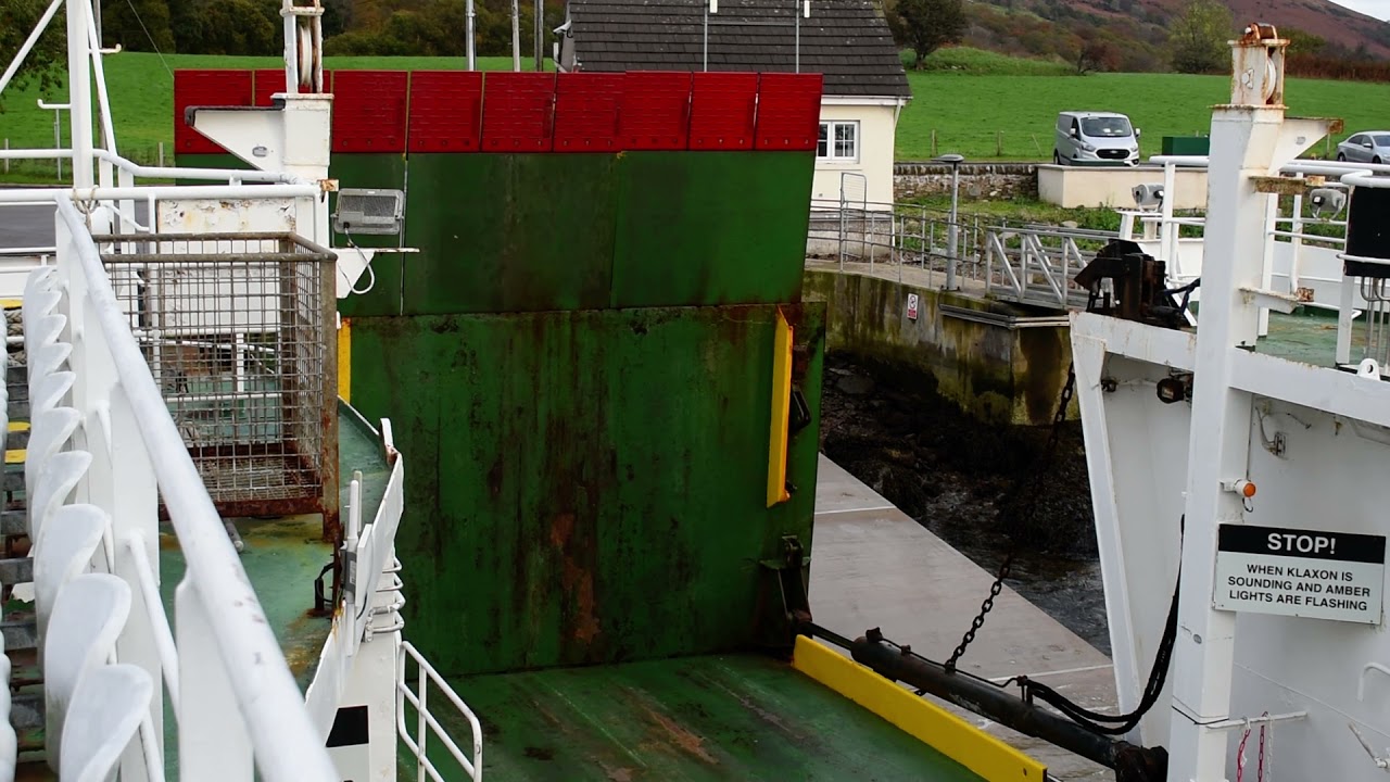 MV Loch Alainn Getting Stuck on the Slipway Whilst Departing Colintraive