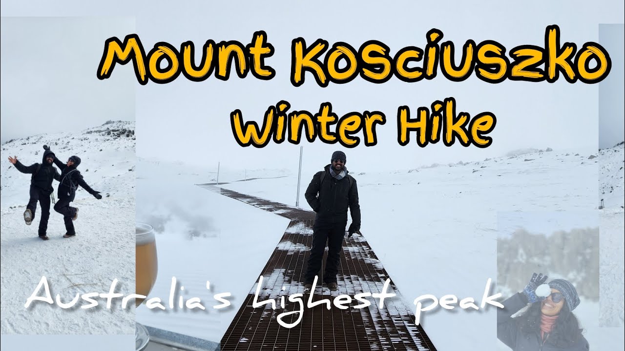 Mount Kosciuszko Winter Hike | Summit Walk | Australia | Snowy Mountains