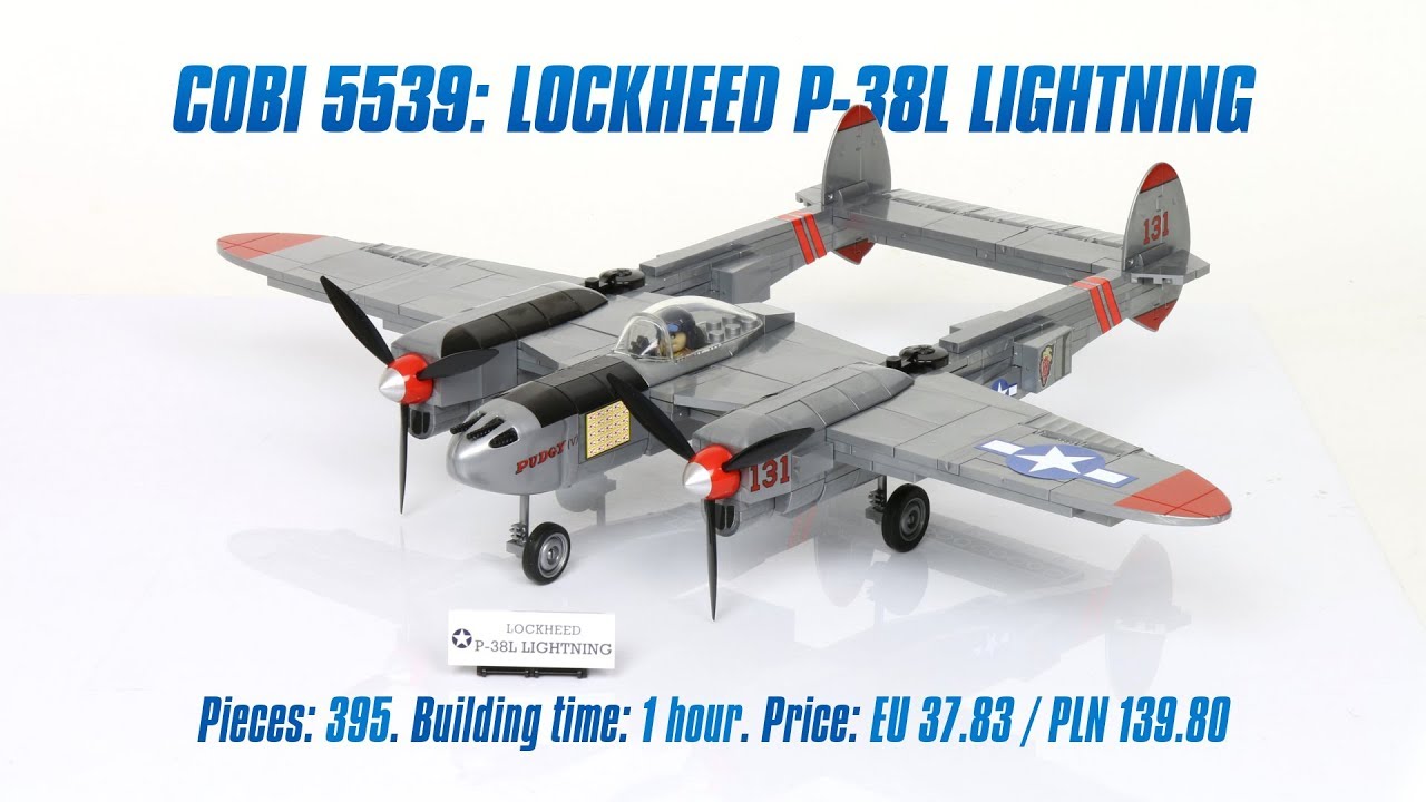 [COBI 5539] Lockheed P-38 Lightning review & speed build