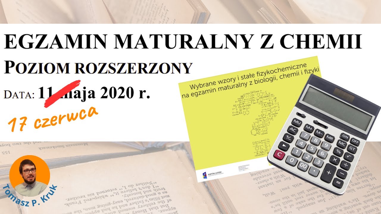 chemia arkusz CKE 2020 MAJ *rozdziały*