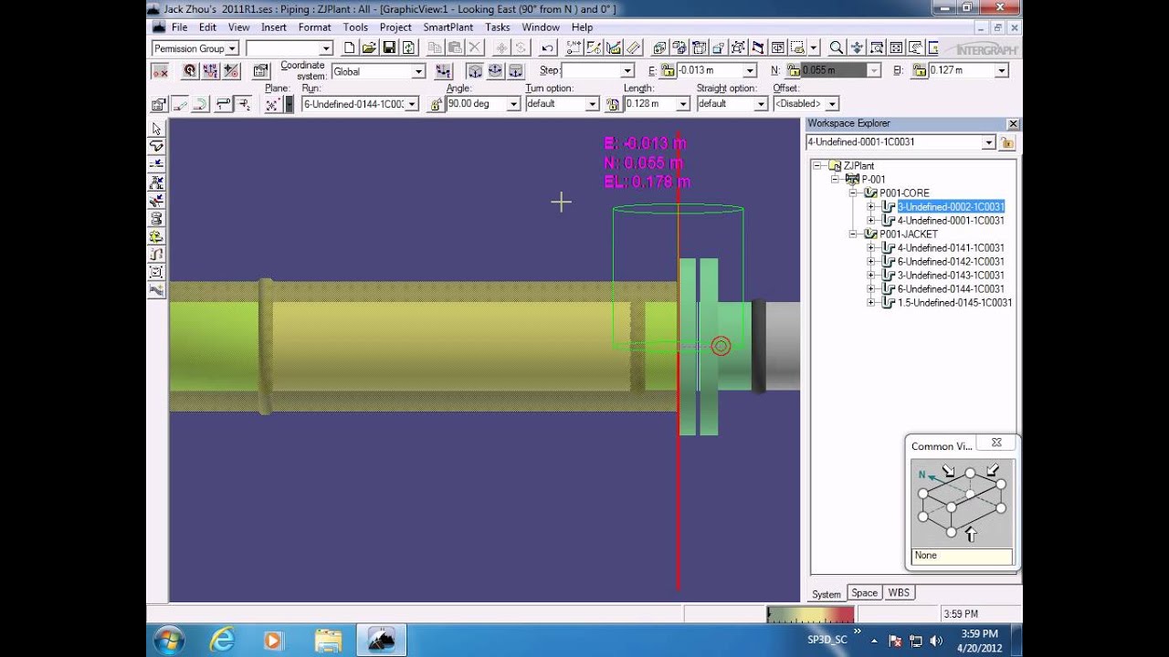 Jacket pipe modeling speed 2 5