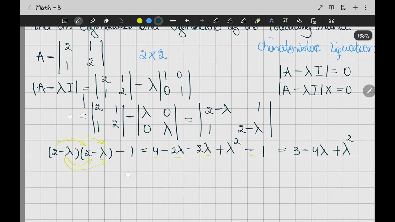 How to Solve Eigenvalues and Eigenvectors: A Step-by-Step Matrix Tutorial
