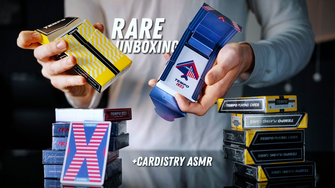 UNBOXING some of the MOST EXCLUSIVE Decks of 2021 + Cardistry ASMR