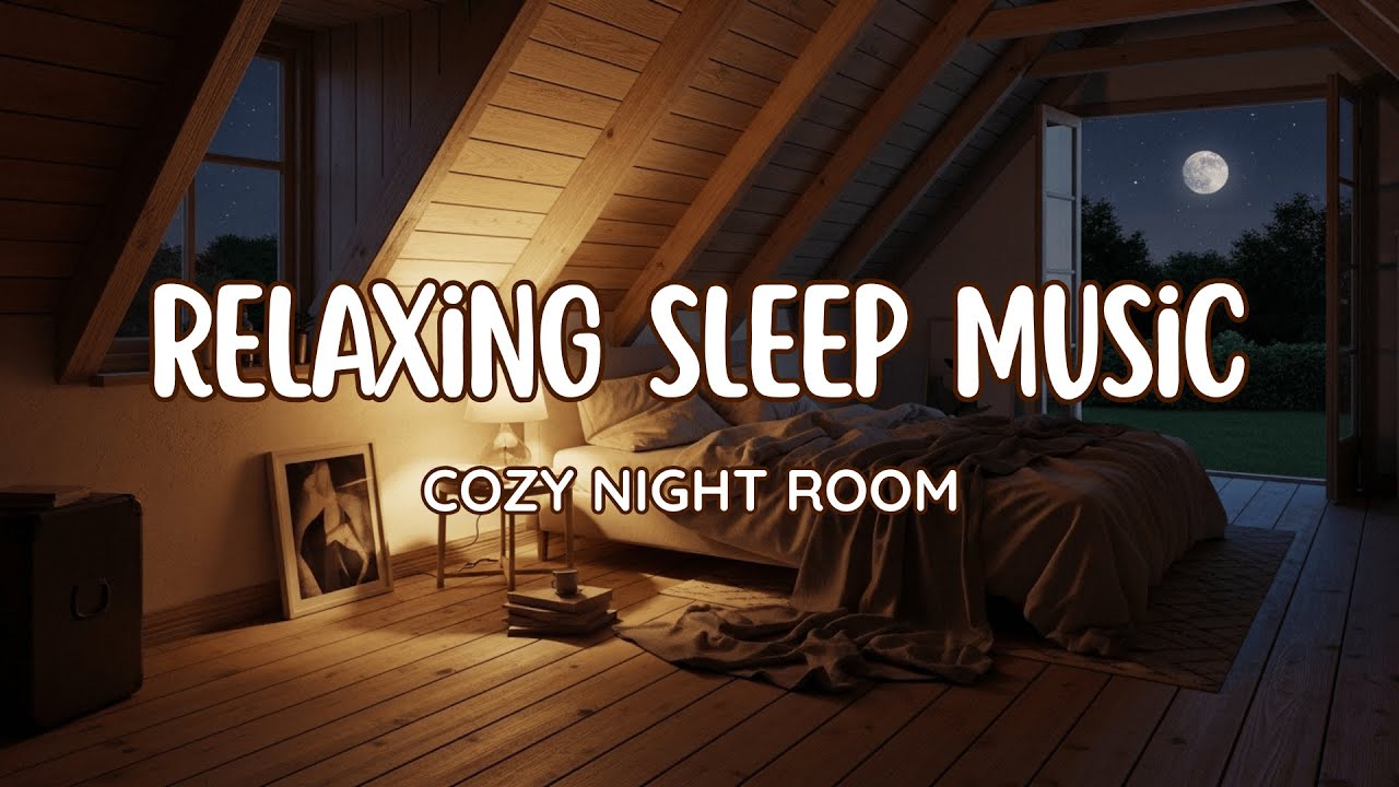 Relaxing Sleep Music | Peaceful Night Room Ambience
