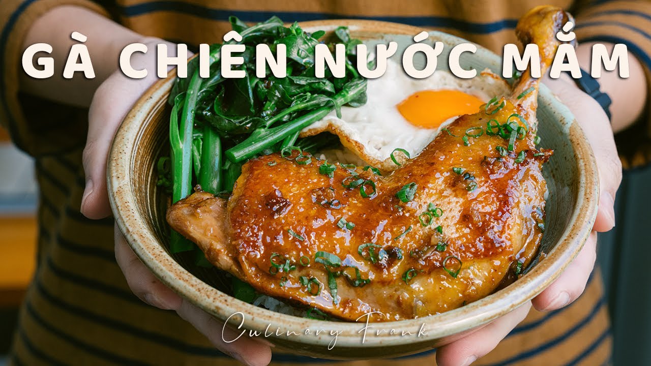 ĐÙI GÀ CHIÊN NƯỚC MẮM | Chiên KHÔNG Cần Dầu| ASMR Cooking| Culinary Frank