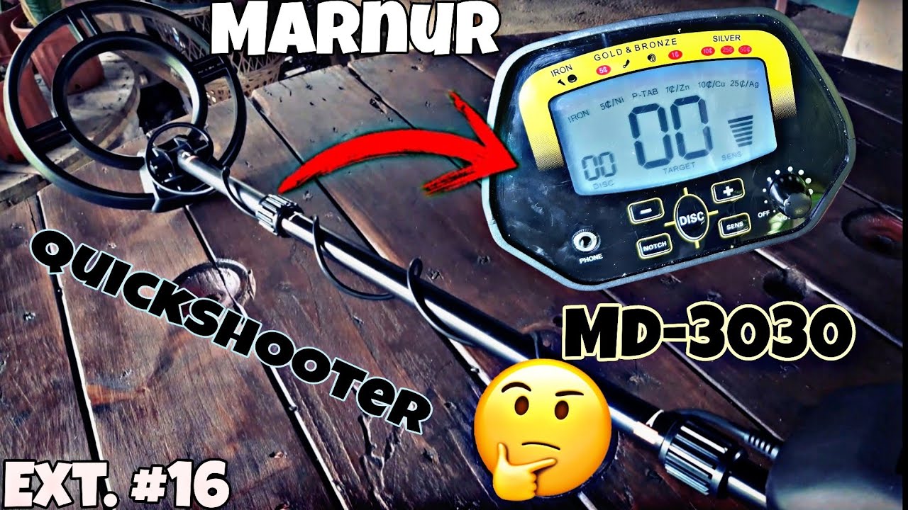 Como USAR Detector de Metales QUICKSHOOTER | MARNUR | MD-3030 en Español | Fácil y Rápido Ext. #16