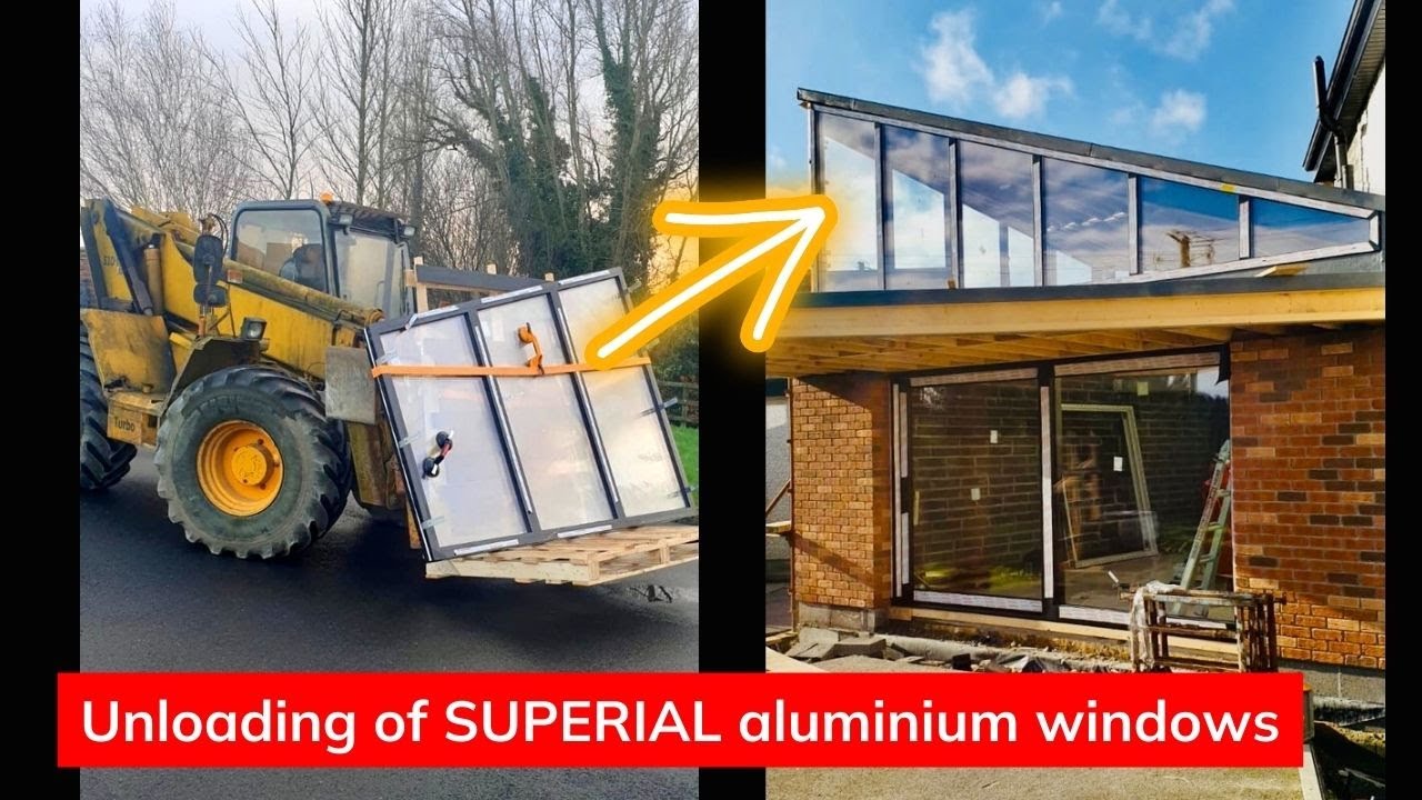 Unloading of SUPERIAL aluminium windows