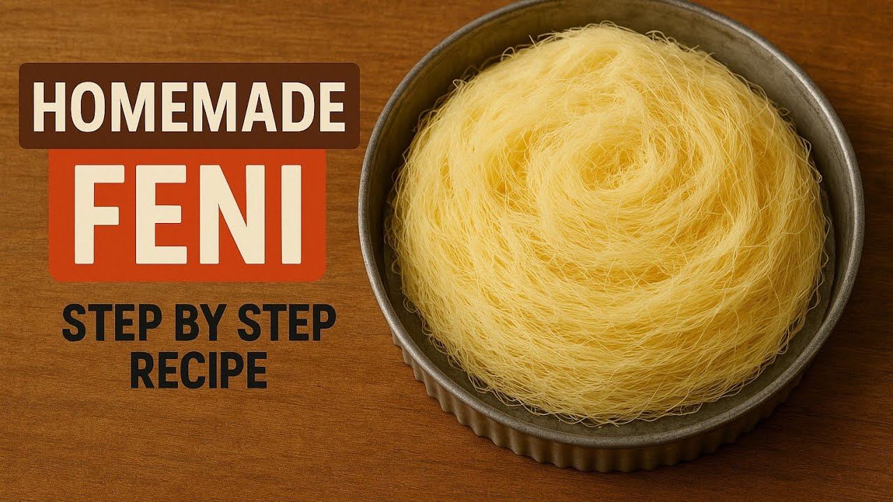 Homemade Feni Recipe | Authentic  Pheni | Easy Step-by-Step Method