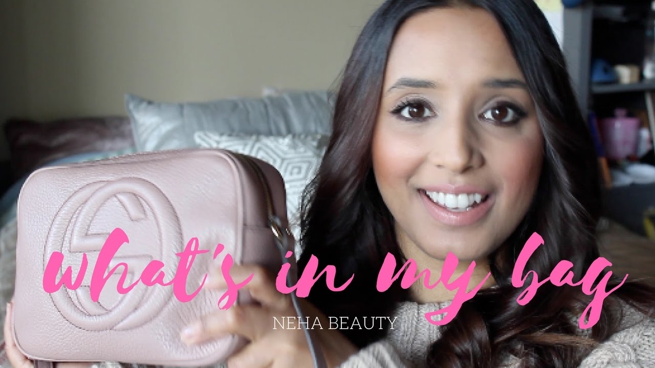 What's in my Bag - Gucci Soho Disco | 2016 Edition! | NehaBeauty