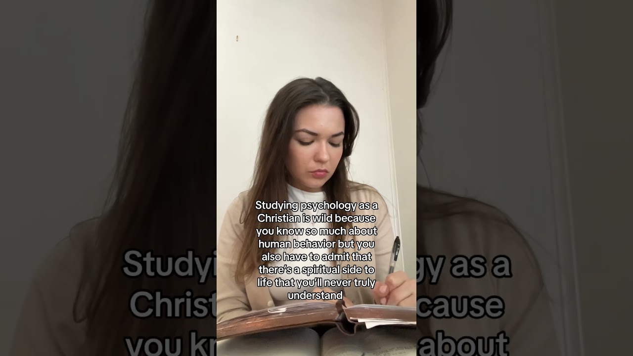 Christian studying psychology is wild 