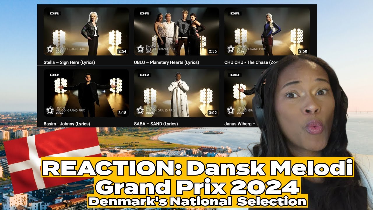 REACTION: Dansk Melodi Grand Prix, Denmark's #Eurovision National Selection [Alesia Michelle]