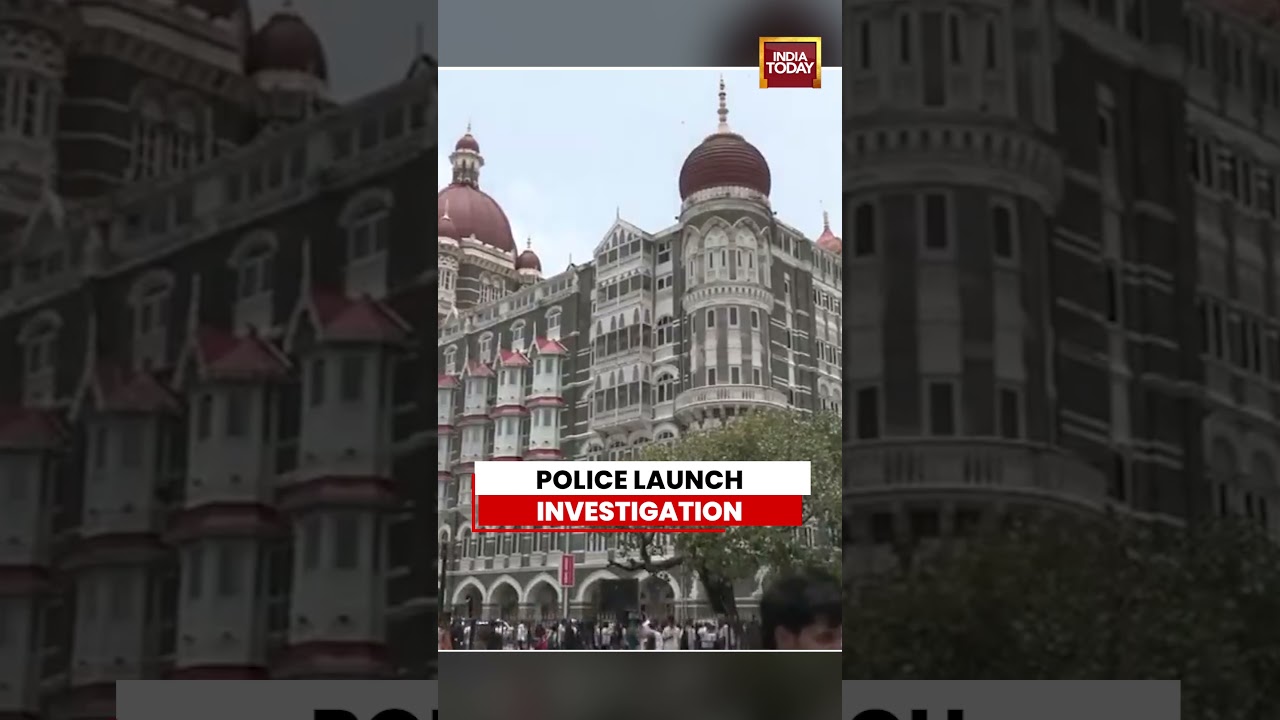 Mumbai: Bomb Threat At Taj Mahal Palace Hotel Triggers Security Scare #shorts