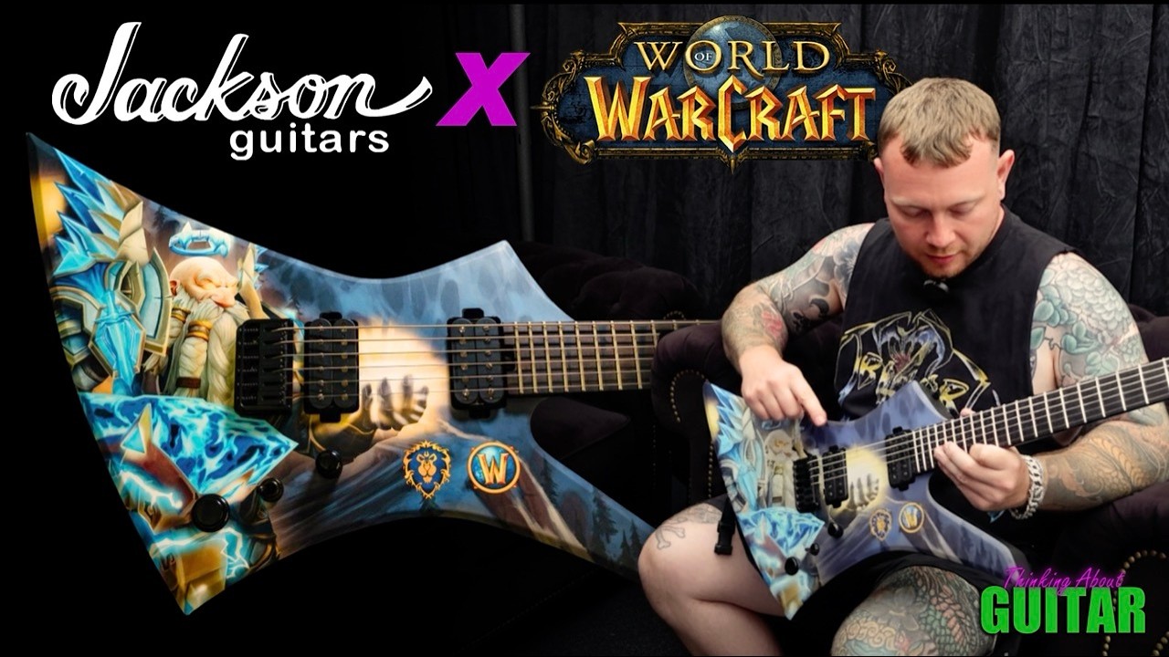 Первый взгляд на гитару Джексона из World of Warcraft от Конан Холл (Malevolence)