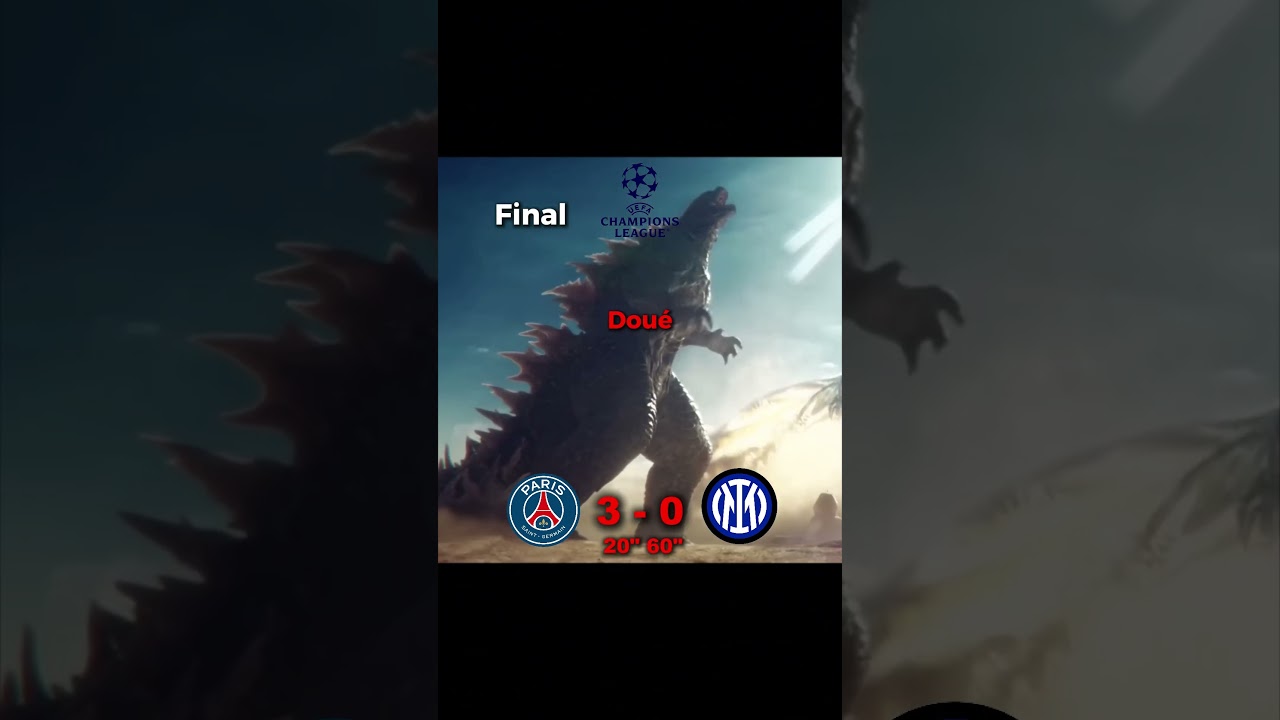 PSG vs Inter Champions League Final 🥶🔥 #football #psg #inter #trending #viral #shorts #edit