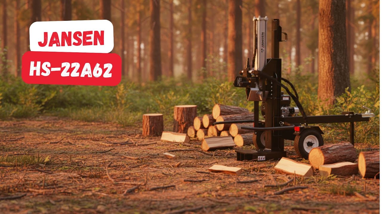 JANSEN HS‑22A62 – Fendeuse 22 t | 62 cm Performance & puissance bois