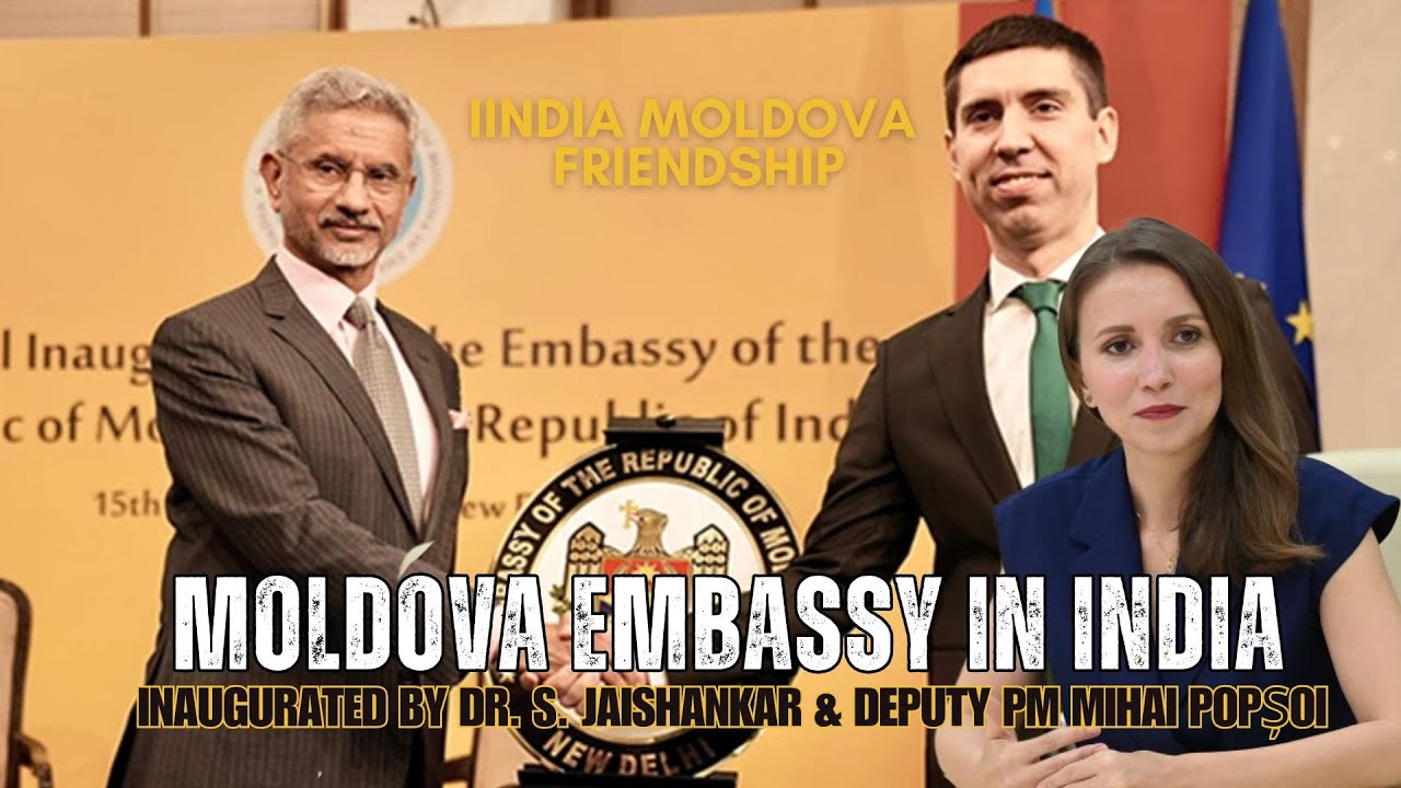 Official Inauguration of Embassy of Moldova in New Delhi | Dr.S.Jaishankar Moldovan Deputy PM Popsoi