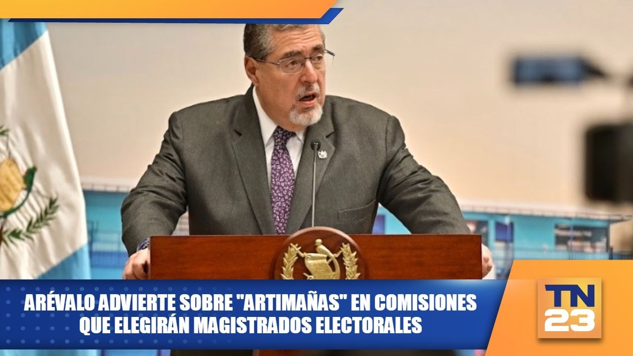 Arévalo advierte sobre 