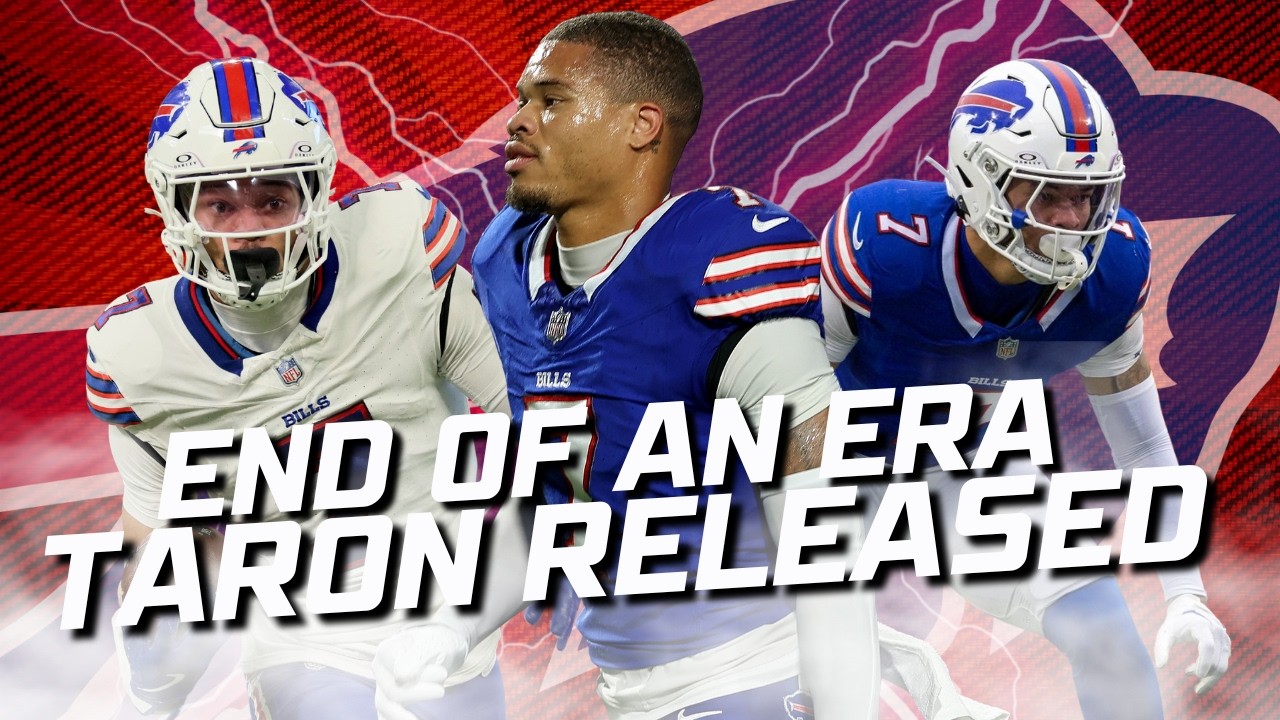 Buffalo BILLS making moves, REACTION to Taron Johnson, Curtis Samuel & Taylor Rapp cut