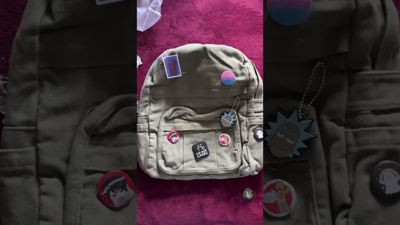 New school bag !! || #scene #scenekid #scenemo #emo #2000s #trashy2000s #backtoschool #ptv