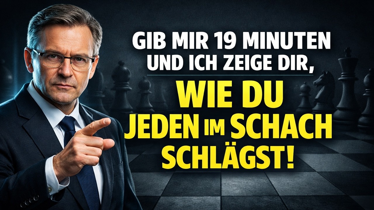 Gib mir 19 Minuten und ich zeige dir, wie du JEDEN im Schach schlägst!