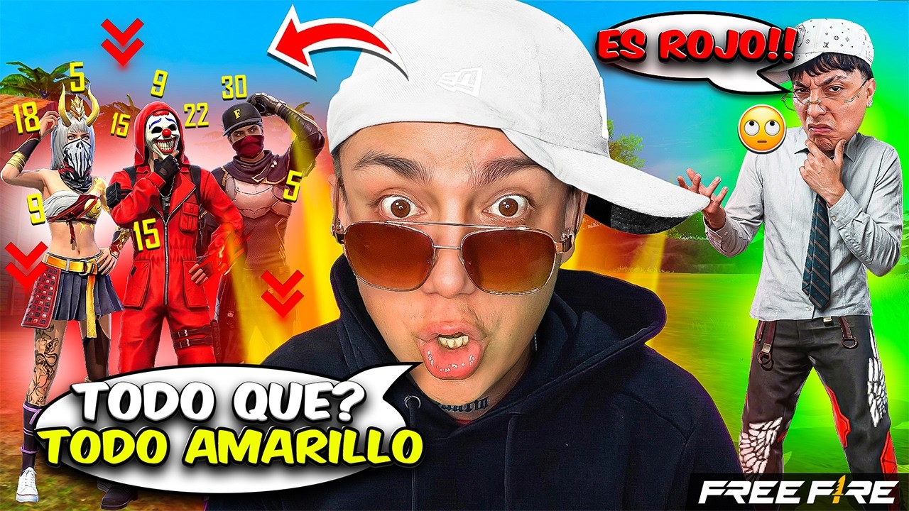 ME HAGO PASAR POR SANTANA EL QUE PEGA TODO ROJO EN FREE FIRE😱!!