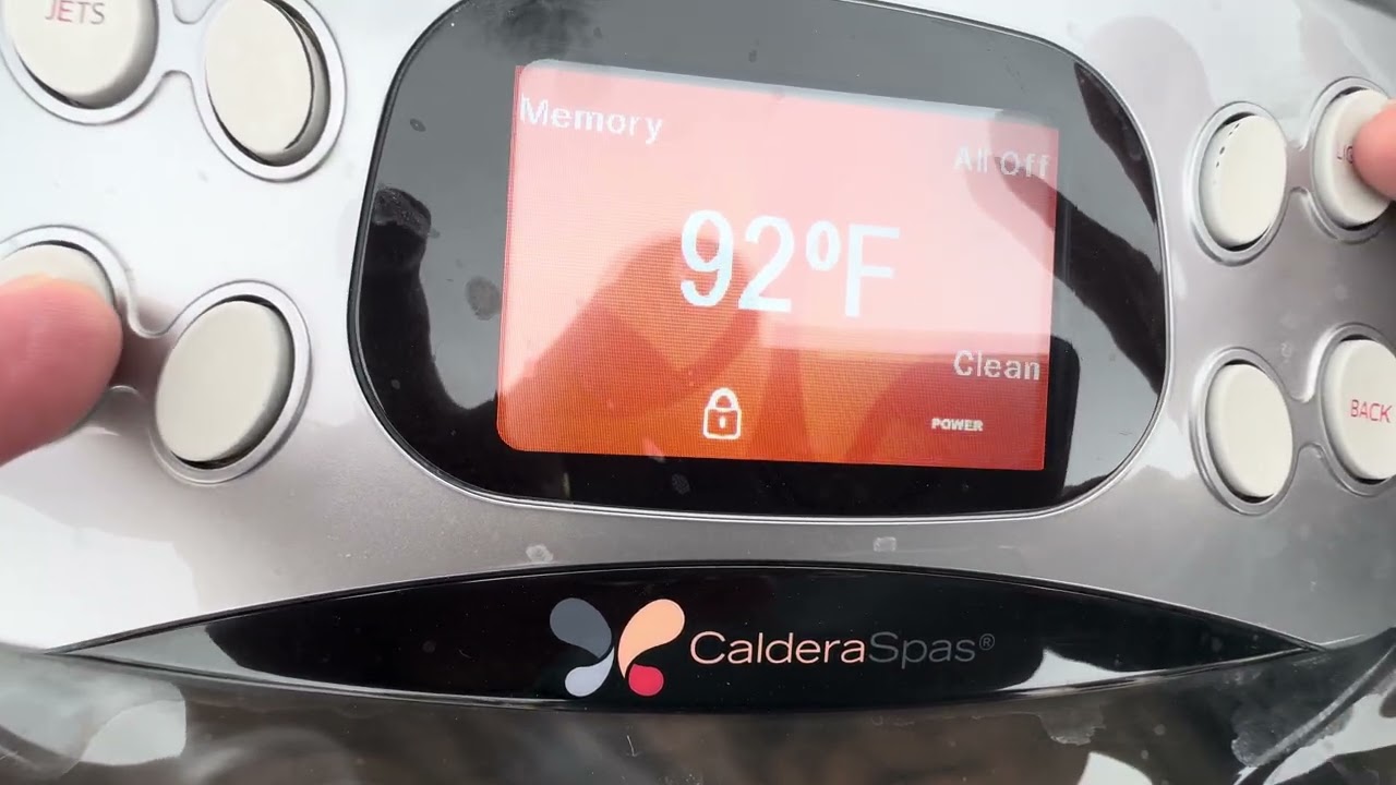 Caldera Spa Hot Tub Locked Fix