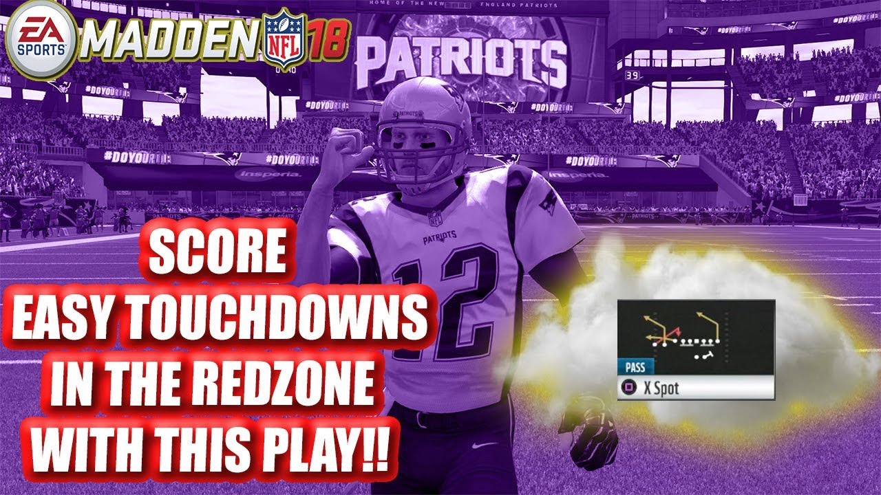 Money Plays Madden 18 | How To Score In The Redzone | Madden 18 Offensive tips