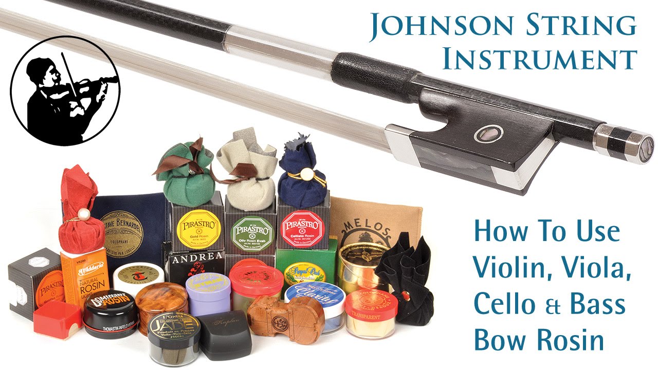 How To Use Violin, Viola, Cello & Bass Bow Rosin